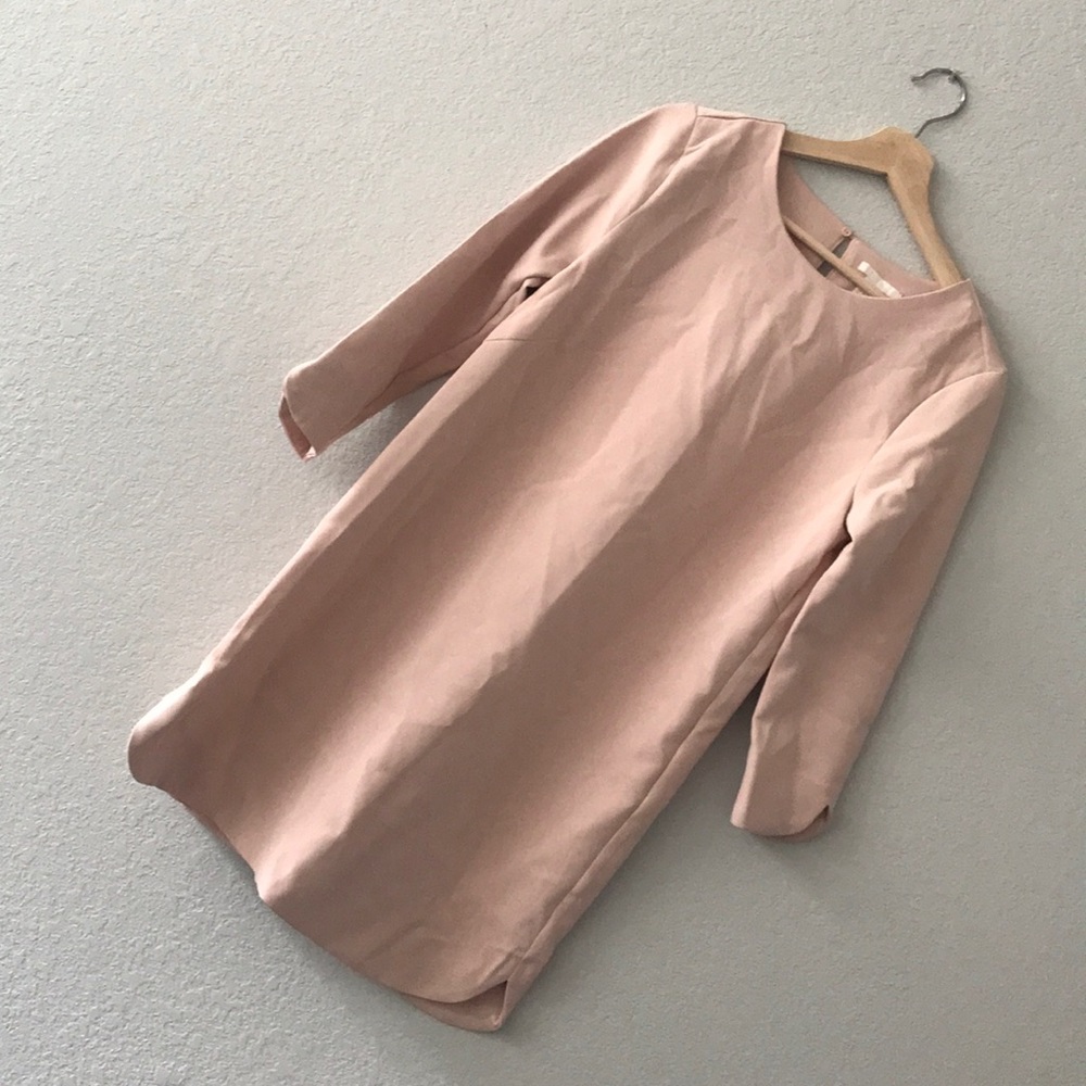 Blush sheath dress